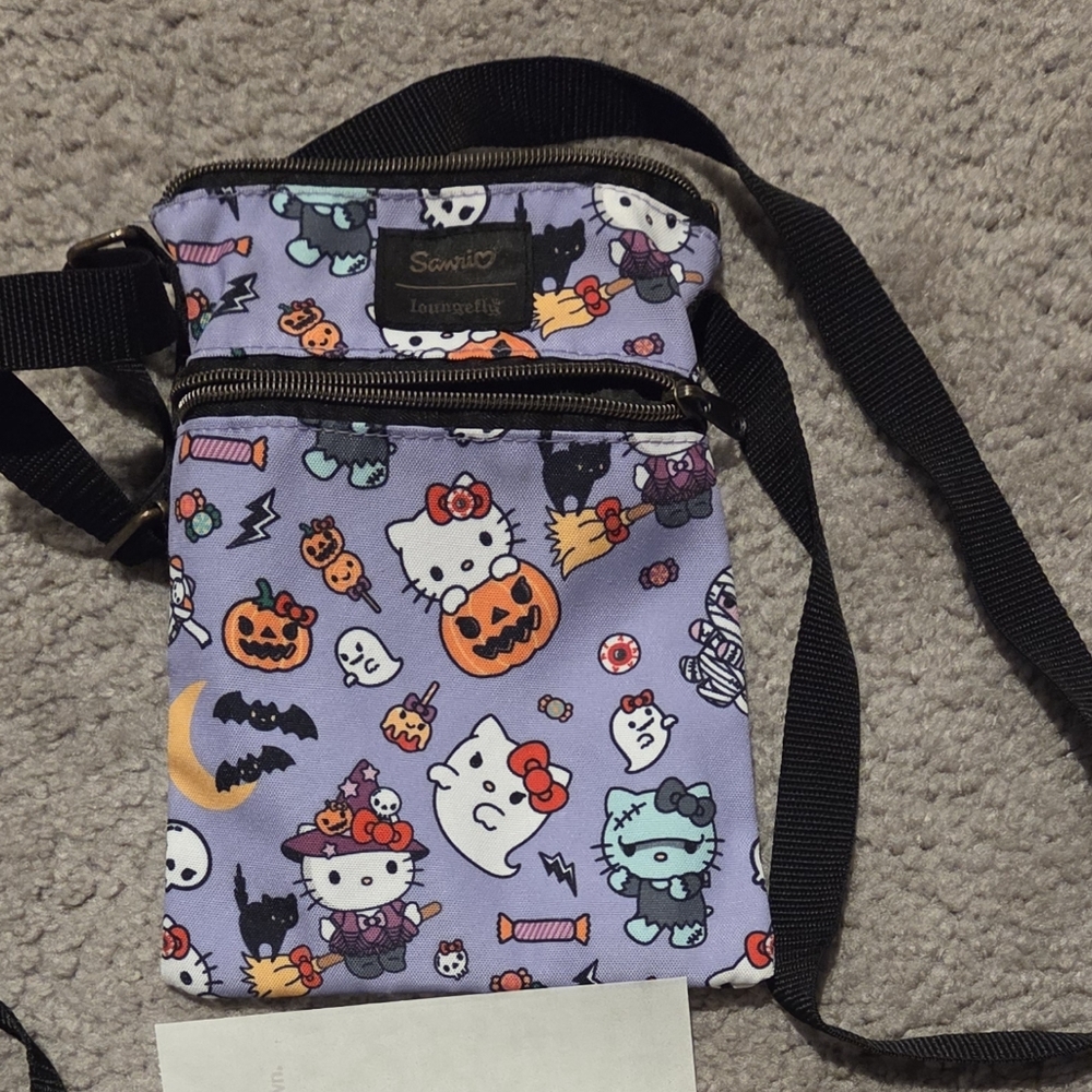 Cute Character Print Crossbody Bag